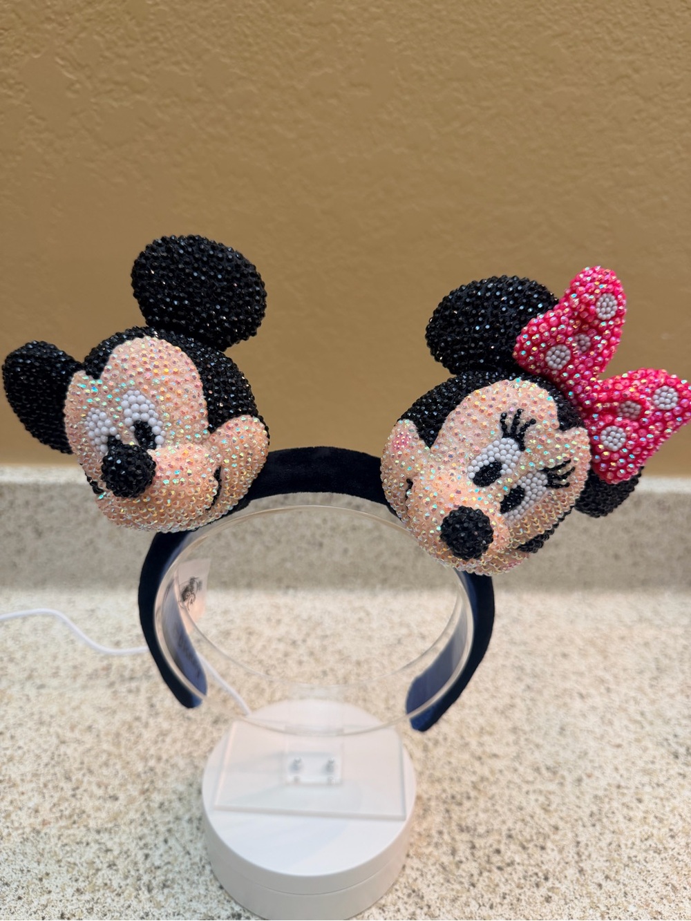 DIY Bedazzled Create Your Own Headband Mickey & Minnie